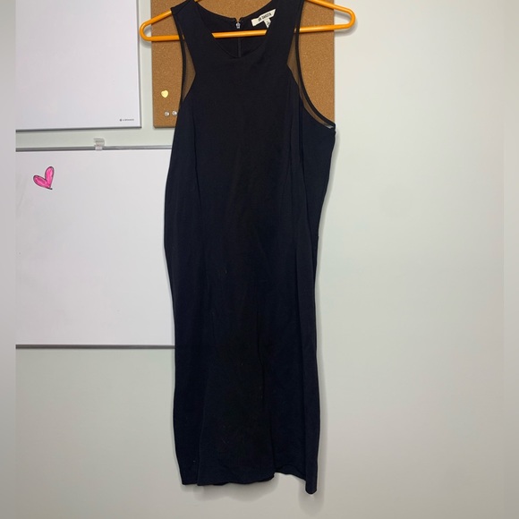 BB Dakota Little Black Dress with mesh detail - size large - Picture 3 of 9